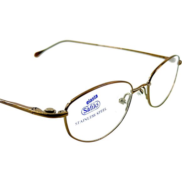 Safilo Elasta Team 4040  Womens Metal Eyeglass Frame JJ4 Gunmetal 49-18 Italy - Picture 5 of 5